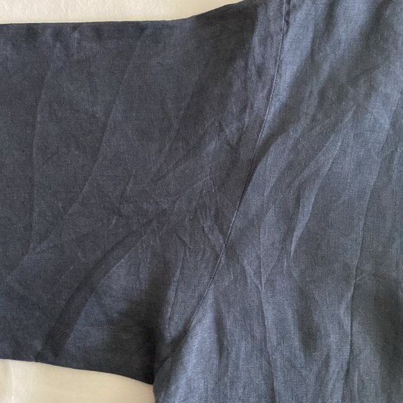 John P. Box-Cardigan 100% European linen Made in Greece MOP buttons Size Medium - Picture 10 of 16